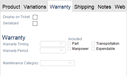 OSqin Crm - Filemaker Cmms - Warranty Factory Warranty Tracking